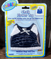 Webkinz clothing Chalk Flower Top fits most dogs and cats NEW SEALED blouse