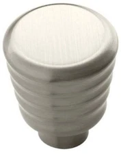 1" Small Round Knob Satin Nickel