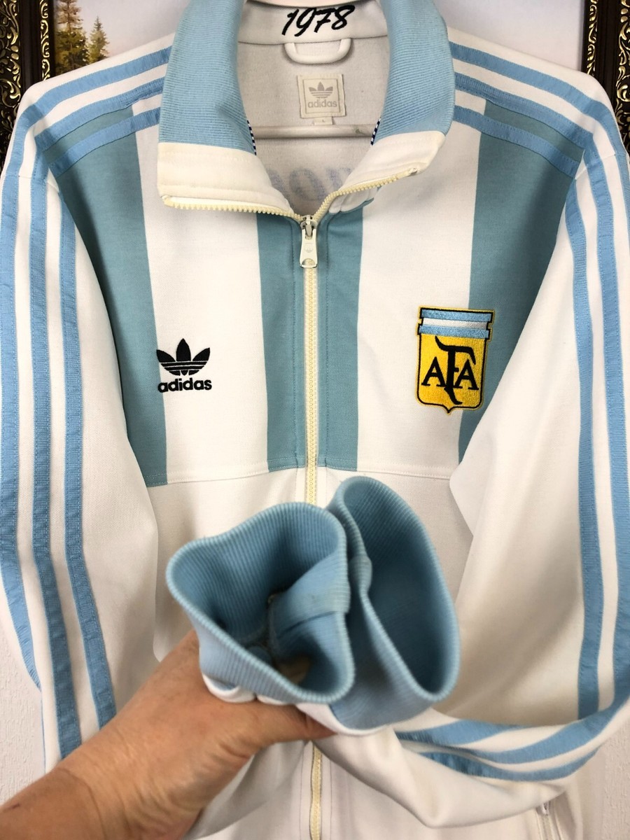 Vintage Argentina Adidas Football Jacket World Cup Soccer Track