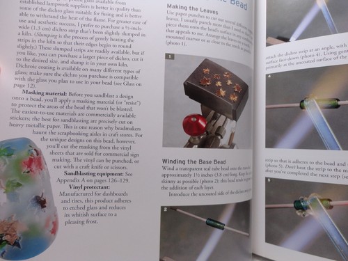 Glass Bead Workshop by Jeri Warhaftig 2008 1st Edition 1st Print HB/DJ Very Good - Foto 6 di 7