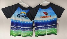 24 shirts NFL Team Apparel  Los Angeles Chargers / Cardinals Football size 3T