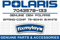 7043578-133 Polaris Spring-comp 75-90/in B.white on sale 7043578-133 Polaris Spring-comp 75-90/in B.white on sale