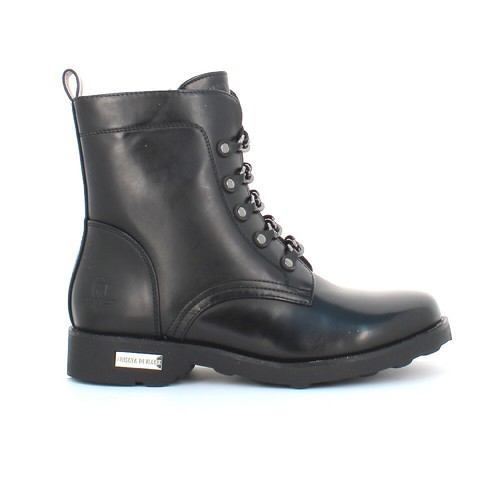 Armata di Mare Scarpe Donna, Anfibi in Pelle con catene, Nero, Art. AMD  W9C055 | eBay