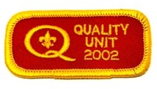 BSA Boy Scouts of America Honor Quality Unit Patch 2002 Red Yellow B61 