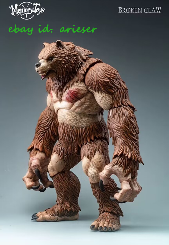 Perfect Memory Toys Berserker Broken Claw Brown Bear Action Figure