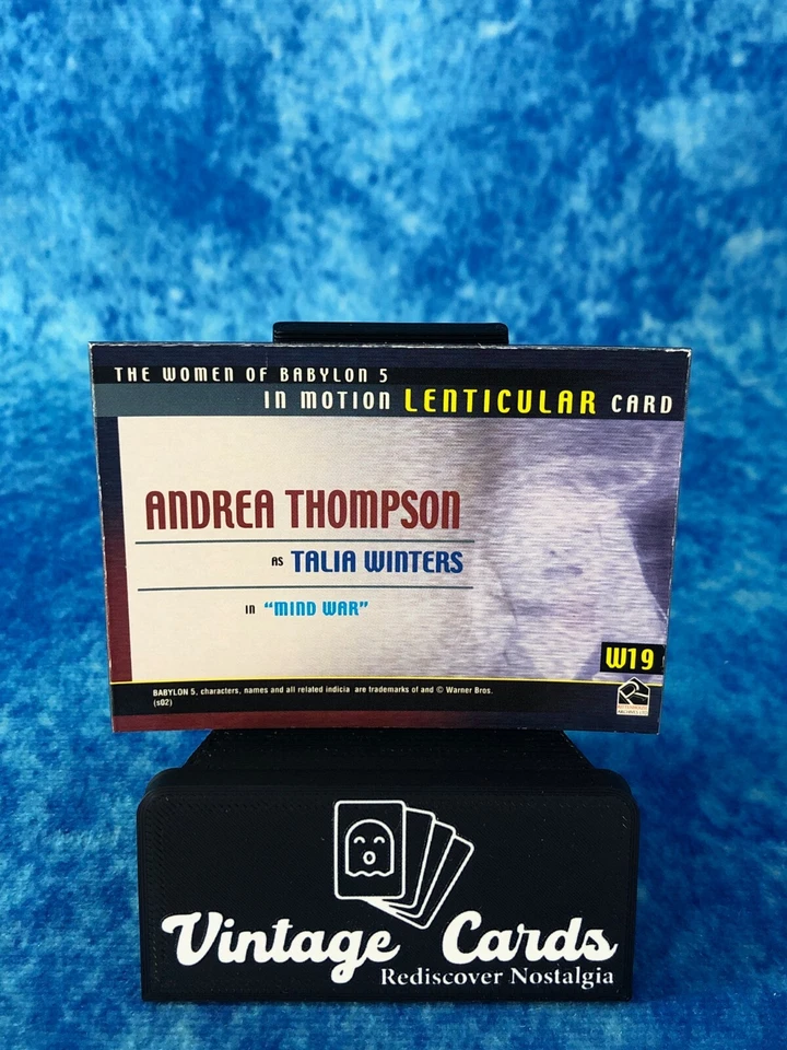 The Complete Babylon 5 #W19 Andrea Thompson as Talia Winters SINGLE Chase Card B - Image 2 of 2