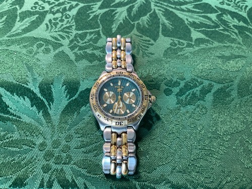Fossil Blue BQ-8776 Watch 2- Tone Green 