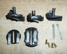 Scalextric mezcla de 5 hojas guía de coche diferentes y trenzas - excelentes repuestos