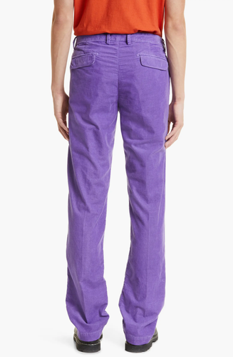 NEW Massimo Alba Ionio Iris Cotton Corduroy Trousers Pants Sz 48 NWT $455 - Picture 2 of 16