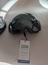 OutdoorMaster OTG Ski and Snowboard Goggles Gray Lens And Case New Open Box