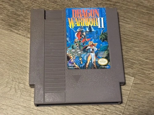 Dragon Warrior Il Nintendo Nes Cleaned & Tested Authentic