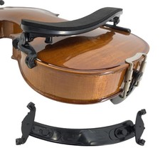 2 Pcs Violin Shoulder Rest Fits 4/4 3/4 Collapsible Adjustable Feet Black