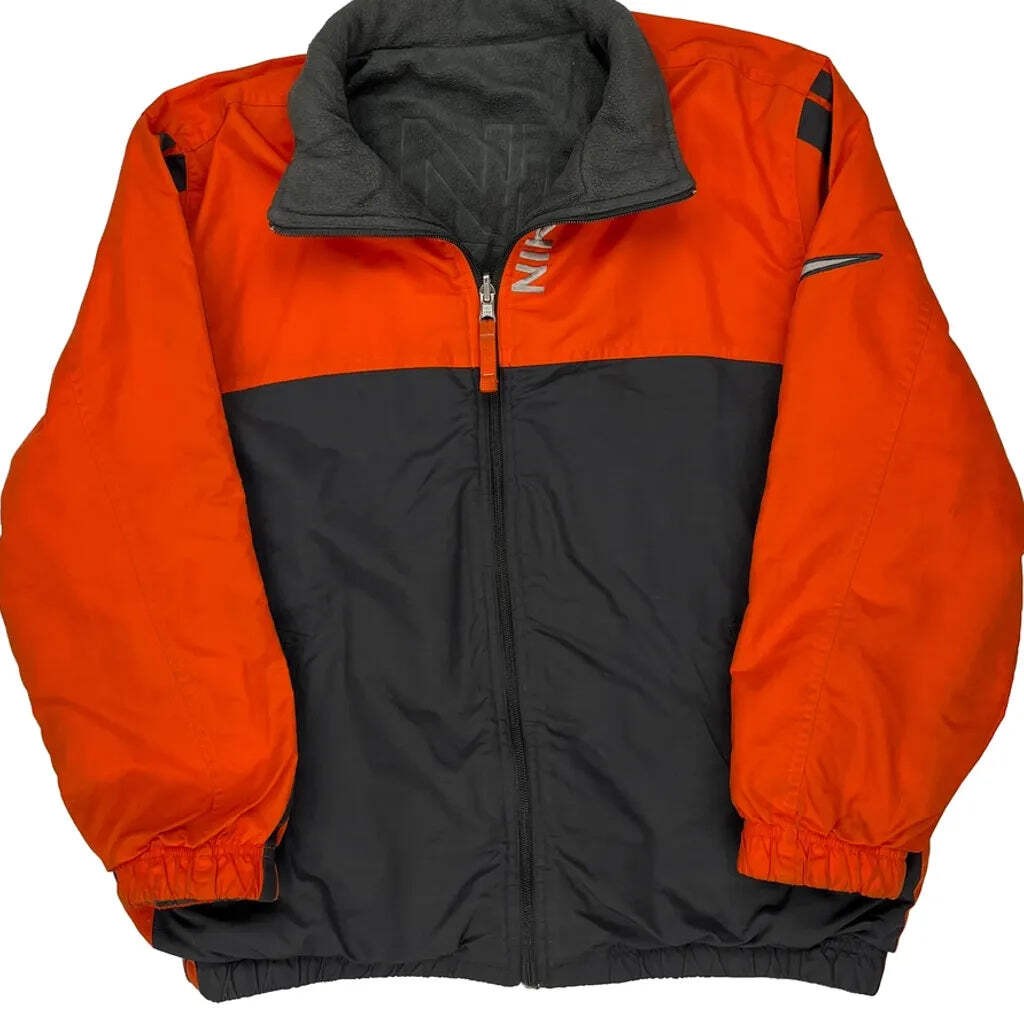 Nike Windbreaker - Medium Gray Polyester - image 5