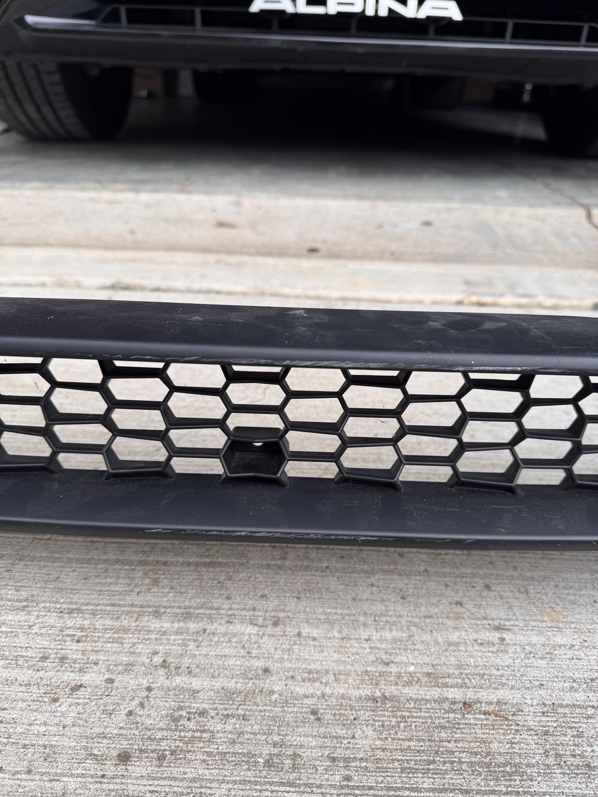 OEM Lamborghini Huracan LP610 Rear Bumper Upper Grille Mesh Style 4T0807684