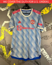 Manchester United Authentic Away football shirt 2021 - 2022 Adidas Men L ig93