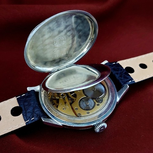 Zenith Vintage Swiss Watch Military WW2 Marriage Men's Wrist Watch Serviced - Picture 15 of 17
