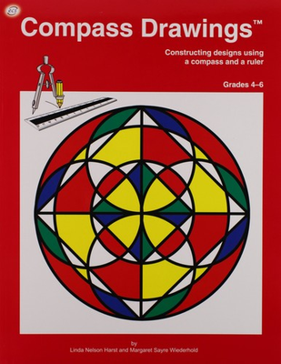 #ad Compass Drawings: Construction designs using a compass and a ruler Grades 4... $21.89