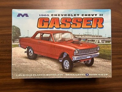 Moebius Models 1/25 1965 Chevy II Gasser USA Rare Unbuilt Drag Model Kit