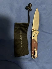 New Authentic Benchmade 535-09 Bugout Manual Grey/Redstone CPM-S90V $400 Retail!