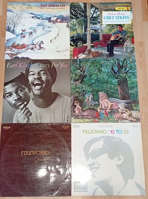 Guitar Masters Vinyl Sammlung - 6 LPs : Chet Atkins,Earl Klugh,Jose Feliciano
