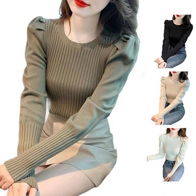 Casual Knit Tops Average Size Brand New Long Sleeve Style Regular Length