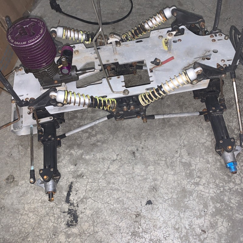 vintage Rc Car  Rc Car Parts w HPI  .25 Engine Parts