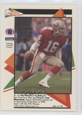 1991 Pacific Flash Cards Joe Montana #66 HOF 3c5