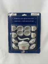 Porcelain Mini Tea Set Service ‘a The Miniature Encore Sales SY99201