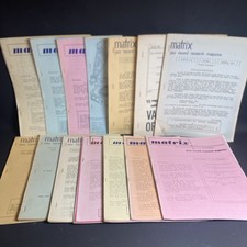 Music History: Matrix Jazz Record Research Magazine - Lot of Issues / MOB