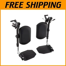 Adjustable Length Legrest with Aluminum Footplate