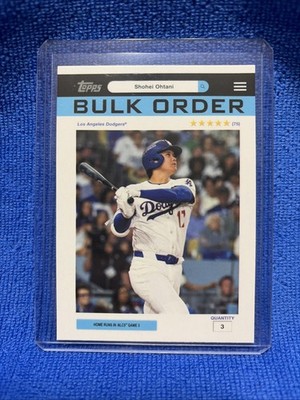   Shohei Ohtani 2026 Topps Series 1 Flagship Exclusive Bulk Order #BO-7 Dodgers