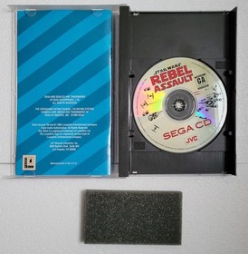 Star Wars Rebel Assault Sega CD Game Complete with manual Tested