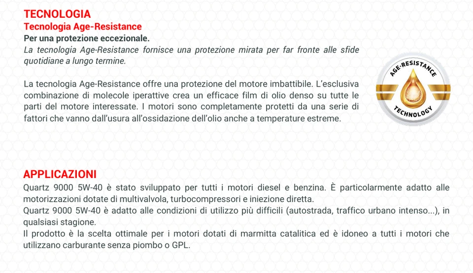 Total Quartz 9000 Energy 5W-40- 5 Litri - Immagine 3 di 4