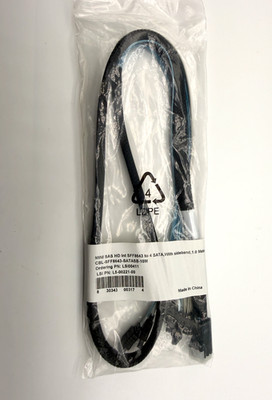 LSI LSI00411 MINI SAS HD Int SFF8643 TO 4 SATA WITH SIDEBAND 1.0 METER - NEW
