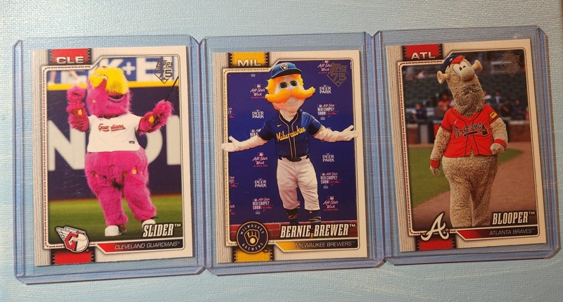 2026 Topps Series 1 - Mascots  Slider, Blooper and Bearnie Brewer Base