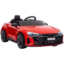 Licensed 12V Kids Electric Ride On Car with Remote Control  Lights, Red