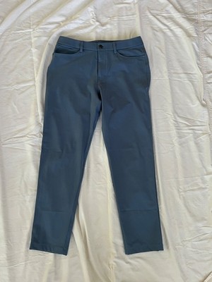 MENS LULULEMON ABC CLASSIC-FIT 5 POCKET PANT WARPSTREME SLATE BLUE