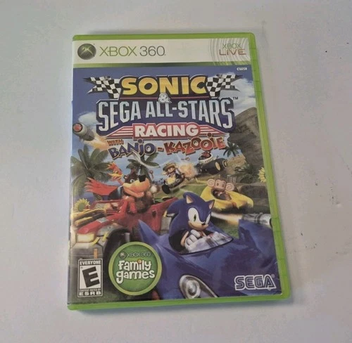 Xbox 360 Sonic Sega All-Stars Racing Video Game Banjo-Kazooie Xbox Live