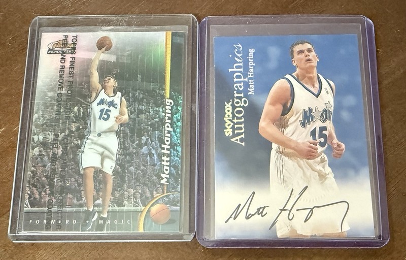 matt harpring Finest Refractor And Autographs Rookie