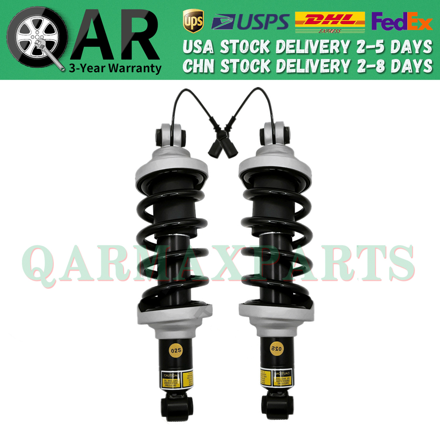 Pair Rear Shock Struts Assys Magnetic Ride For Audi R8 Spyder 4S3 4S9 4S0512019