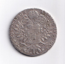 1780 Austrian Maria Theresa Thaler Restrike .833 Silver Coin-KM# T1