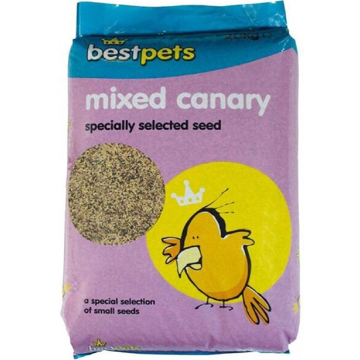MIXED CANARY - (20kg) - BestPets Bird Feed Seed Mix Caged Aviary Food Canaries