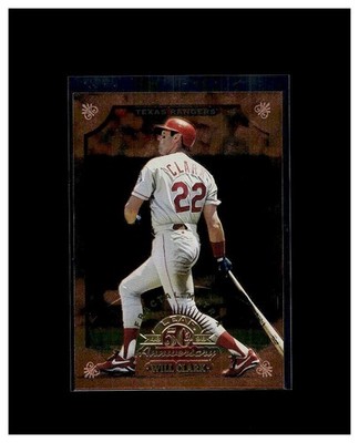 1998 Leaf - Will Clark #55 Fractal Matrix Bronze /1800