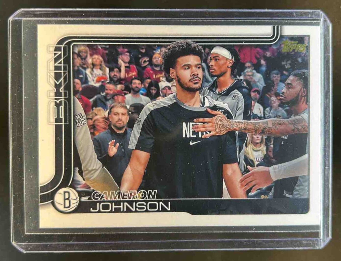 2025-26 Topps Cameron Johnson Golden Mirror Image Variation SSP #13 Nets
