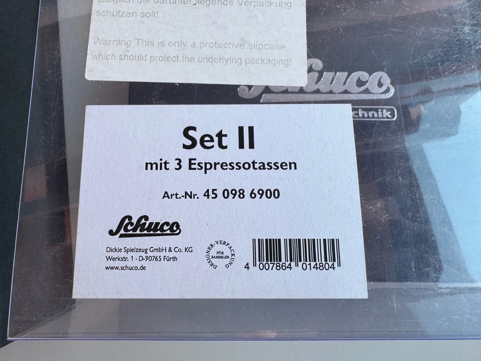 Original Schuco Espressotassen Set II Micro-Racer / Radiant / Varianto-Bahn - Bild 3 von 3