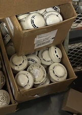 SILENT KNIGHT SD505-APS /photo SMOKE DETECTOR.  USED CONDITION!