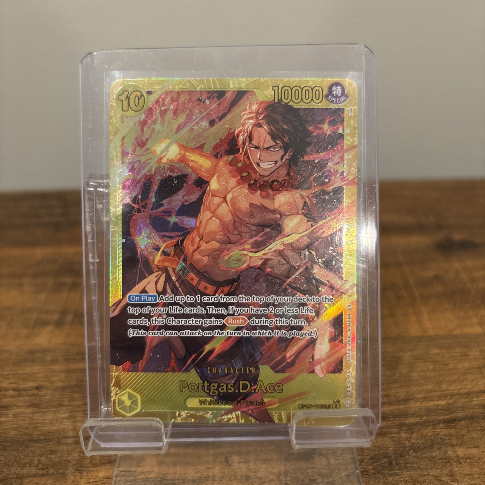 One Piece TCG Portgas.D.Ace (119) SEC 500 Years in the Future OP07-119