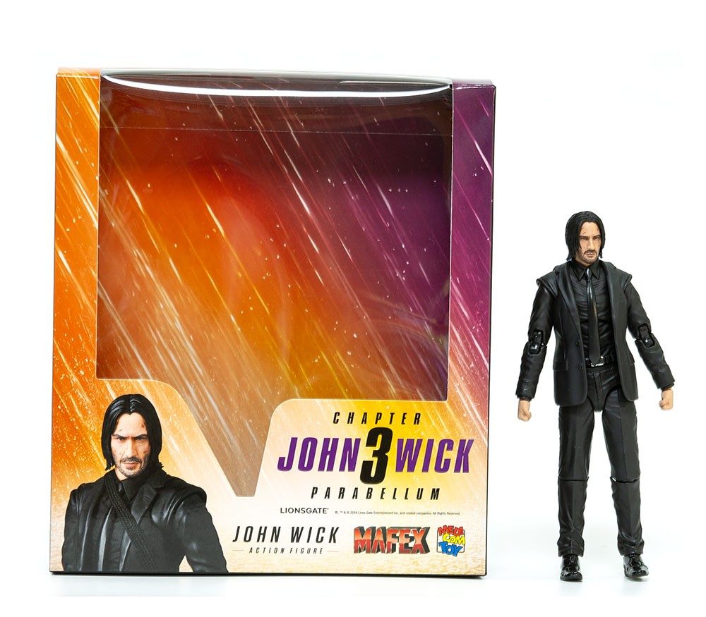 Medicom Mafex No.233 JOHN WICK CHAPTER 3 PARABELLUM Black Keanu