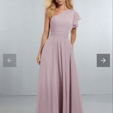 Mauve One Shoulder Formal Gown Women’s Size [insert size] – Long Bridesmaid / Ev