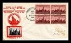 Dr Jim Stamps Fdc 3C Smithsonian Institution Block Crosby Thermograph Photo